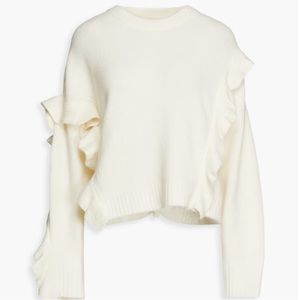 3.1 Phillip Lim ruffled brushed knitted sweater